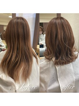 美容室ステラ 東大宮店 外はねミディアムレイヤー