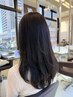 カット+髪質改善ストレート+ヘアパック