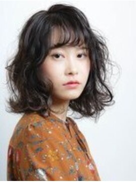 グッドフェローズ キタホリエ(GoodFellas kitahorie) 大人カジュアルウェーブ デジタルパーマ ロブ ふわミディ