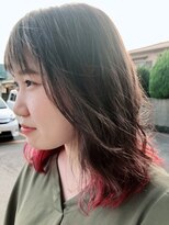 ヴォーグ(VOGUE) インナーカラー パープルレッド