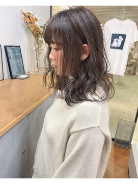 サングース(Sungoose) <sungooseTOKYO>毛先パーマアッシュブラウンネオウルフ