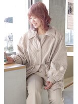 はな(hana)&nbsp;マッシュウルフ×ピンクベージュ