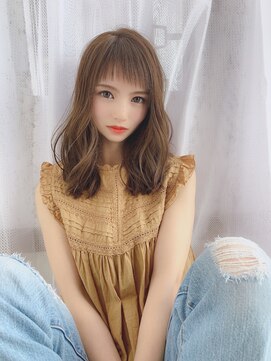 オラ ボーテ(Aura Beaute) モテ・愛され/モカベージュ/フリンジウェーブ/