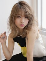 アグ ヘアー ソアー 伊勢崎2号店(Agu hair soar)&nbsp;レイヤー×ハイトーンふわミディ