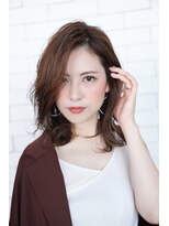 シャルムバイルーチェココ(CHARME by Lu'ce coco) ゆるフワ愛されミディアムヘア×【マグネットイルミナカラー】