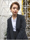 かきあげショート/束感ショート【表参道】@water.hair