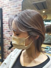 チルヘアー(CHILL hair) フェイスフレーミング ミディアムレイヤー