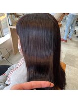 イオエ(ioe)&nbsp;黒髪/ボブルフ/ネビージュ/小顔/ワンレン/髪質改善/グレージュ