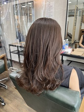 オロ(ORO) 【ORO】ブラウンカラー×ミディアムレイヤー　　浅見