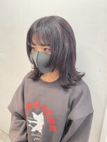 アイリー 名古屋(A/LEE)&nbsp;ウルフカット×バイオレットカラー