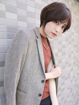 ブゾン(buZon) 【buZon ブゾン】丸みショート×ナチュラルブラウン