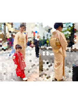 《結婚式/結納/成人式後撮り/お宮参り》にNaViの着付はベテランの技で着崩れないと好評★お得なクーポン有