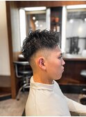 【IRIE HAIR赤坂】フェードカット×バーバー×アップバング
