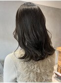 【ブリーチなし】オリーブカラー