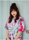 ハーフアップ×お団子20代/30代/40代/ハレマチ通り