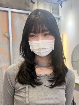 イオエ 梅田(ioe) ダブルカラー/大人ボブ/黒髪スタイル/髪質改善/縮毛矯正