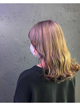 プライズ アイリス 池袋東口店(prize Iris) アンブレラカラーミルクティーグレージュ池袋韓国ヘア