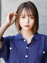 エインアンリー 表参道(AIN.ANLY.) ☆くびれヘアプリコットオレンジハイライトカラーウルフパーマ