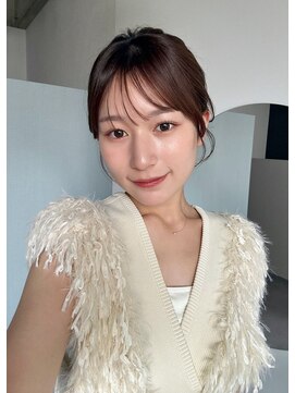 アム(amu) レイヤーボブ/クリップヘアアレンジ/おくれ毛/シースルーバング