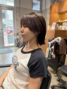 シールドヘアー 沖縄 新都心(C'LD Hair) 那覇美容室/おもろまち美容室/切りっぱなしボブ/ヘイリーボブ