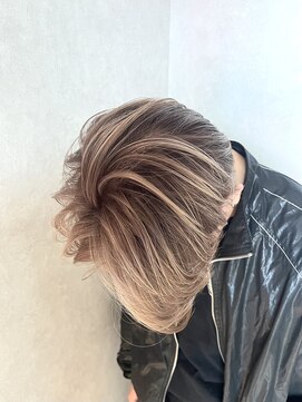 ディーン 栄店(DEAN) 欧風/バレイヤージュ/ブリーチカラー/ミルクティーベージュ/DEAN