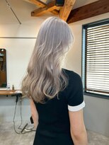 ラック 津田沼(LUCK)&nbsp;シルバーカラー/大人ガーリー/ホワイトブロンド/ブロンド