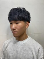 モロコ メンズカット(moloco) グレーアッシュ/グレー/ハイライトカラー/フェード/ツーブロ