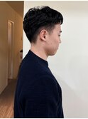 〈浅草 半個室〉messy perm