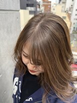 ルーフ 町田店(LUFE) ブリーチなし透明感ミルクティーベージュ