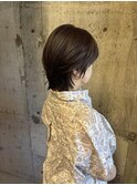1分でセット完了♪トップふんわりウルフレイヤースタイル