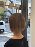 【藤本】透明感カラー　白髪ぼかしハイライト