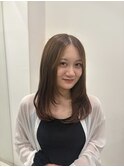 ワンホンレイヤー/ミルクティーブロンド/ダークブルー/東戸塚