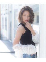 ミエル ヘア 新宿(miel hair)&nbsp;【mielhair新宿】こなれ感重視のアッシュグレーカラー☆★