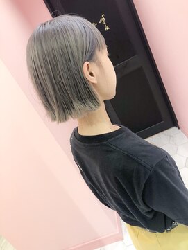 アマンドール(Aman D'or) ぷつっとタッセルボブ×ホワイトシルバー