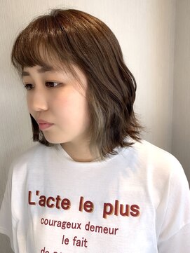 ライズ バイ レボ(RISE by REVO) 20代30代40代◎インナーカラー グレージュ 我孫子