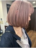 ピンクベージュで春ヘアー【アフロート小笠原】