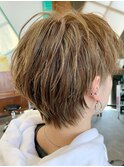 生えぐせにカットでアプローチ☆美フォルムショート