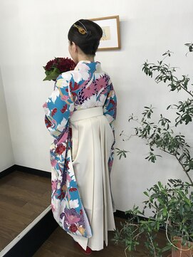 フェアリー Fairy 袴着付け＊上品アップスタイル