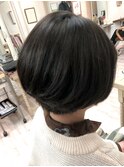 【大人女性のシルエット美】 丸みグラデーションショートカット