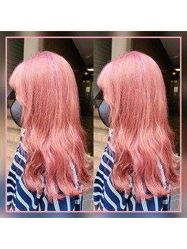 ネオリーブルカ 御茶ノ水店(Neolive Luca) "ワンブリーチ"で"透明感"と"発色"を実現！"ベビーピンクカラー"