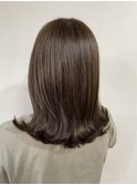 外ハネグレージュ