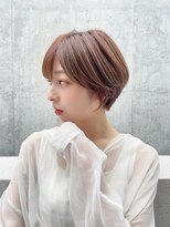 ダヴィン 中目黒(DaVin)&nbsp;【DaVin中目黒】秋冬ショート ショートボブ ベージュカラー