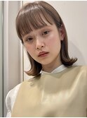 ぱっつん前髪×シースルー