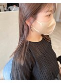 ピンクベージュインナーカラー
