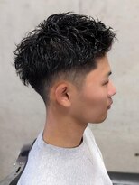 ワンワンオー バーバーショップ コンチネンタル(@110 BARBER SHOP continental)&nbsp;ショートパーマ