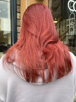 ヘアモード カクテル&nbsp;1ブリーチでつくるピンクオレンジ 【MARIA】