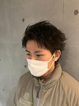 メンズサロンドットリアン(dot. lien) メンズショートアップバングメンズショートウルフ