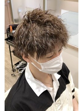 リム(RiM) ツイストハイライトメンズカット水戸ひたちなかマッシュパーマ