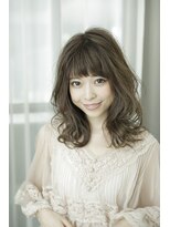 アフロディーテ 銀座(APHRODITE GINZA)&nbsp;グレージュカラー/シルキーベージュ/斜めバング/銀座/東銀座