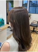 アッシュグレージュ くすみカラー 秋カラー 愛されロング モテ髪